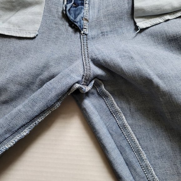 Jean shorts 5ive Jungle & Co men's vintage blue denim bermuda new old stock NWT - Picture 7 of 14